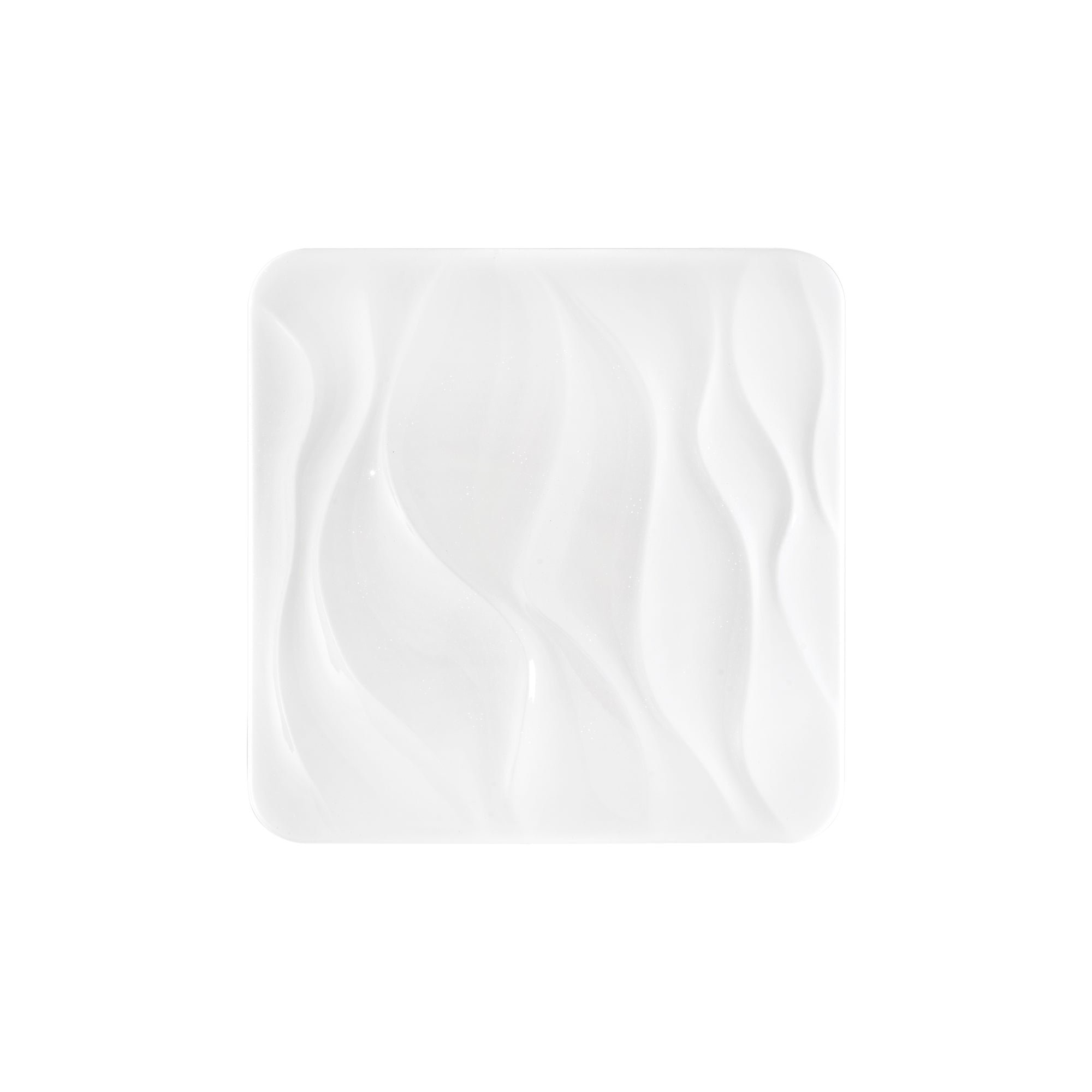 FAN I-WAVE-PL53-INT Stropní LED svítidlo WAVE bílá, 40 W, 3900 lm, CCT, stmívatelné, Wi‑Fi dálk. ovladač, 53 x 9 x 53 cm - FANEUROPE