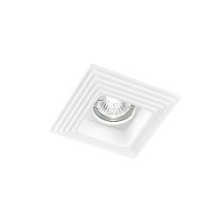 Obrázek pro produkt Zápustné svítidlo SPETTRO, sádra, hranaté, bílé, 35 W - FANEUROPE