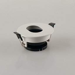 Obrázek pro produkt Zápustné svítidlo STENOS, bílé, kulaté - ovál, 8,5 x 4,2 cm - FANEUROPE