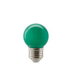 Obrázek pro produkt Žárovka LED E27, 1 W, 200 lm, zelená, 300 °, 45 x 80 mm, 15 000 h, CRI 80 - FANEUROPE