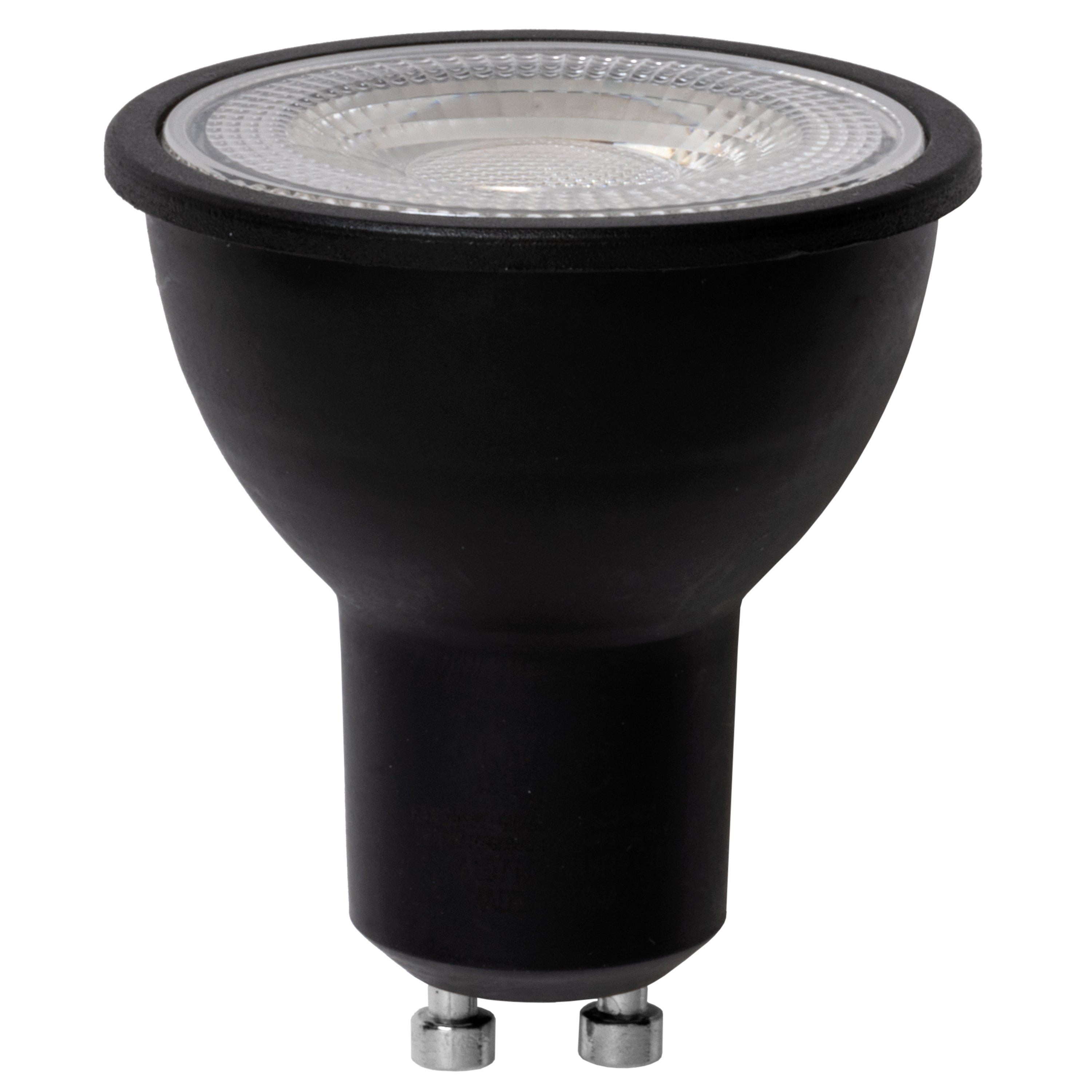 Levně FAN KLASSIC-GU10B-7C-DIM Stmívatelná žárovka LED GU10 černá, 7 W, 520 lm, 3000 K, 36 °, 50 x 56 mm, 15 000 h, CRI 80 - FANEUROPE