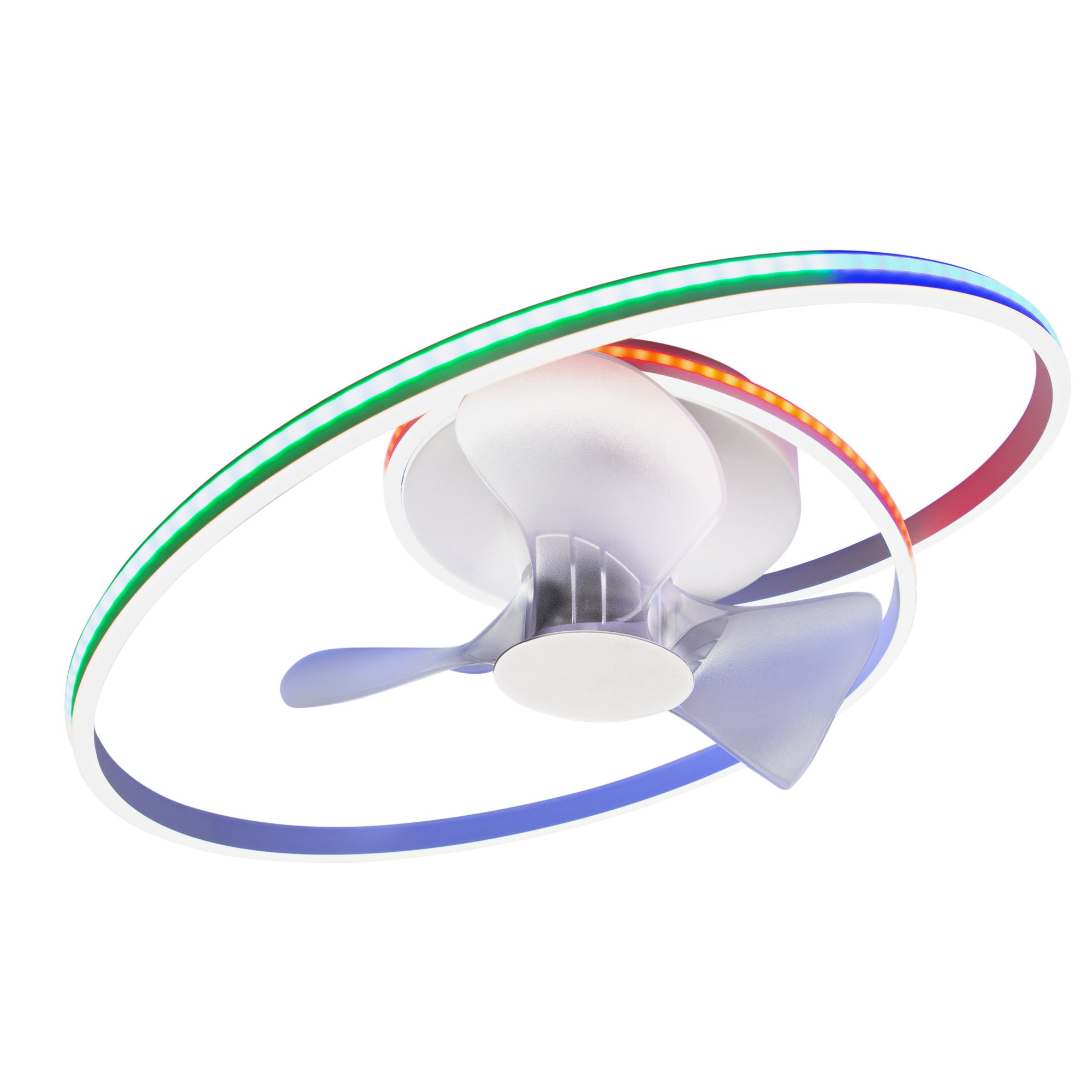 Obrázek produktu Stropní ventilátorové LED svítidlo VENTILATORE, 65 W, RGB + CCT, 7650 lm, bílá, pr. 77 x 24 cm - FANEUROPE 2 Obrázek produktu Stropní ventilátorové LED svítidlo VENTILATORE, 65 W, RGB + CCT, 7650 lm, bílá, pr. 77 x 24 cm - FANEUROPE 2