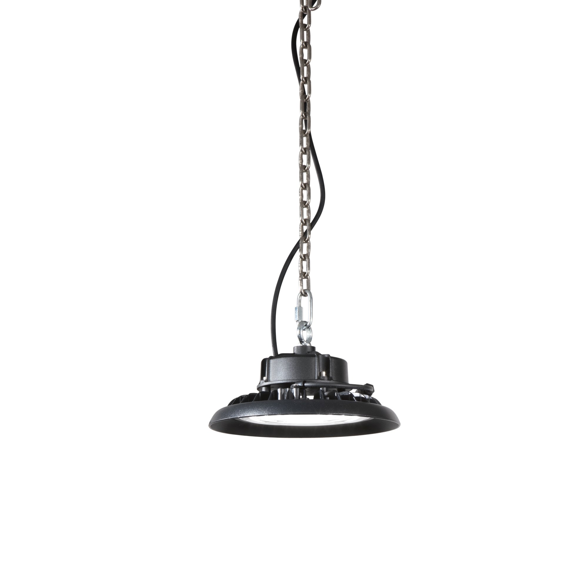 FAN LED-AVATAR-100 Průmyslové závěsné svítidlo HIGH‑BAY AVATAR, černý hliník, 100 W, 4000 K, IP65 - FANEUROPE