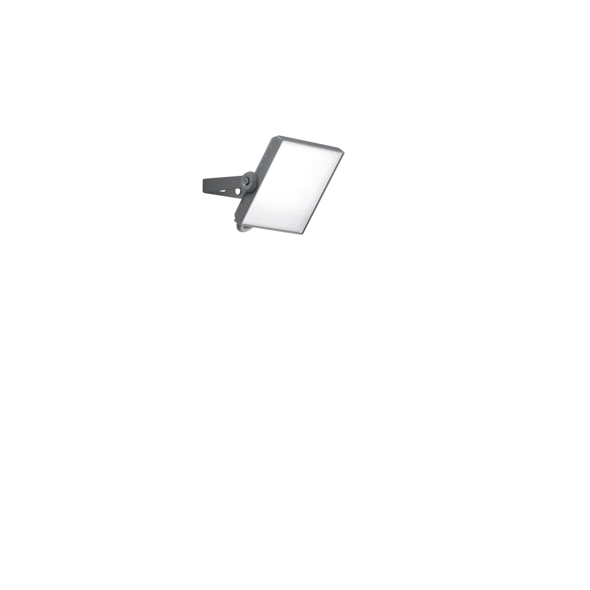 FAN LED-AXEL-S10-SIL Venkovní reflektor LED, 10 W, CCT, stříbrná, se senzorem, IP65 - FANEUROPE