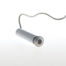 Obrázek pro produkt Zapustné venkovní svítidlo BARRET DC24V, nikl/hliník, 1 W, 85 lm, 3000 K, IP67, 8 x 2,4 cm - FANEUROPE