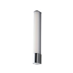 Koupelnové nástěnné LED svítidlo BLASTER, bílá/chrom, hliník/polykarbonát, 8 W, 1000 lm, 4000 K, IP44, se zásuvkou SCHUKO, 5,9 x - FANEUROPE Obrázek pro produkt Koupelnové nástěnné LED svítidlo BLASTER, bílá/chrom, hliník/polykarbonát, 8 W, 1000 lm, 4000 K, IP44, se zásuvkou SCHUKO, 5,9 x - FANEUROPE