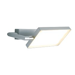 Obrázek pro produkt Nástěnné LED svítidlo BOOK šedá, 18 W, 1820 lm, 3200 K, 22,5 x 15 x 10 cm - FANEUROPE
