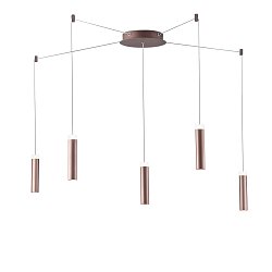 Obrázek pro produkt Závěsné LED svítidlo CANDLE bronz, 35 W, 3600 lm, 4000 K, 400 x 20 x 4 cm - FANEUROPE
