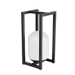 Obrázek pro produkt Nabíjecí venkovní svítidlo CLIMAX černá, akrylát/kov, 2 W, 140 lm, 3000 K, IP54, 35,4 x 16 cm - FANEUROPE