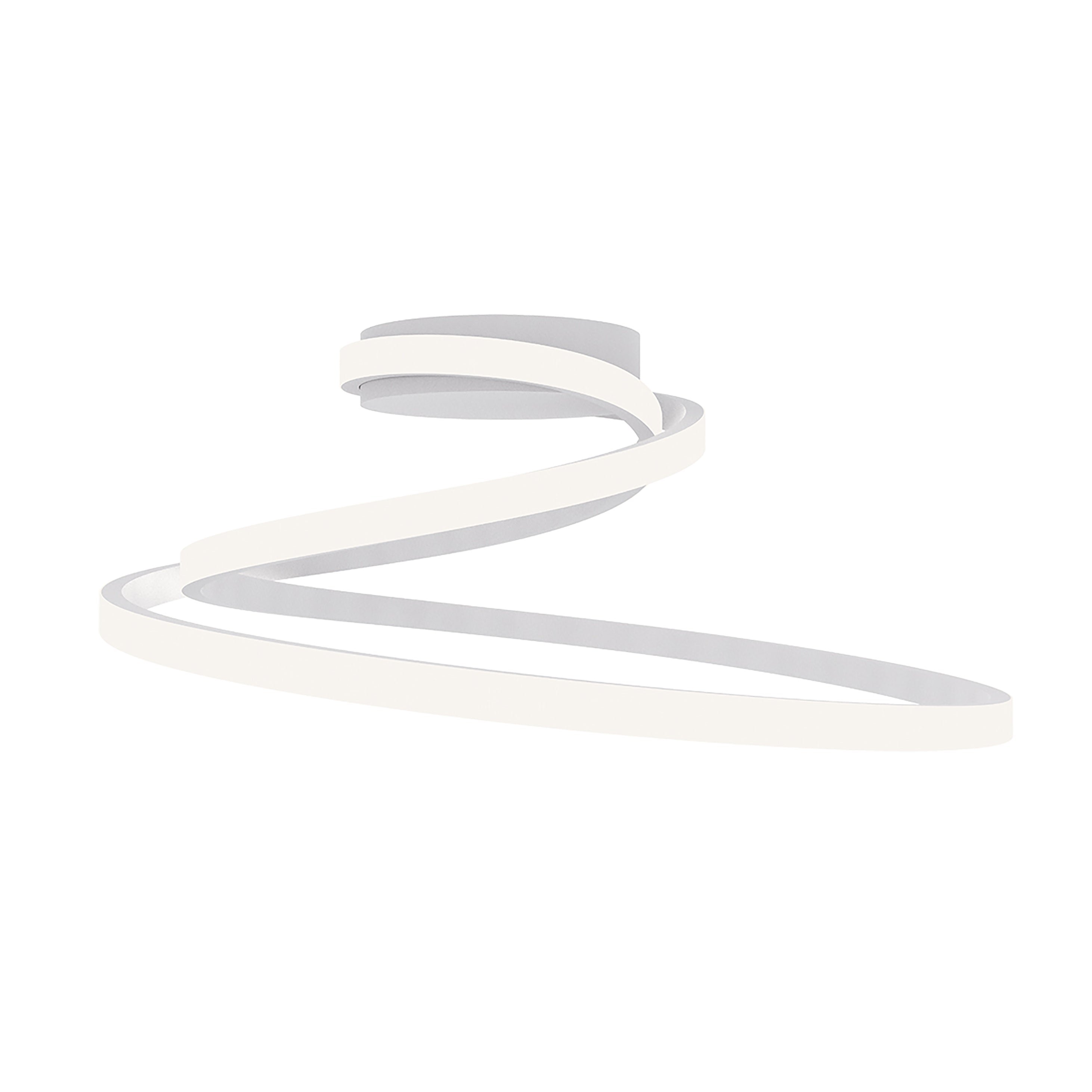 FAN LED-COASTER-PL-BCO Stropní LED svítidlo COASTER bílá, 40 W, 5440 lm, CCT, 50 x 4 x 22 cm - FANEUROPE