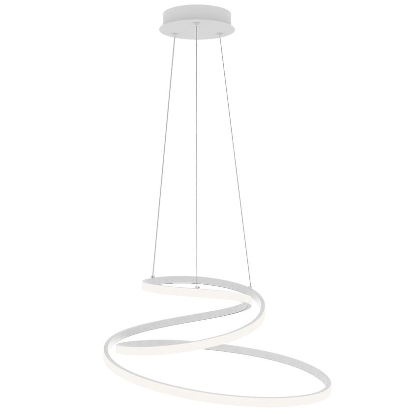 FAN LED-COASTER-S-BCO Závěsné LED svítidlo COASTER bílá, 60 W, 8000 lm, CCT, 60 x 150 cm - FANEUROPE