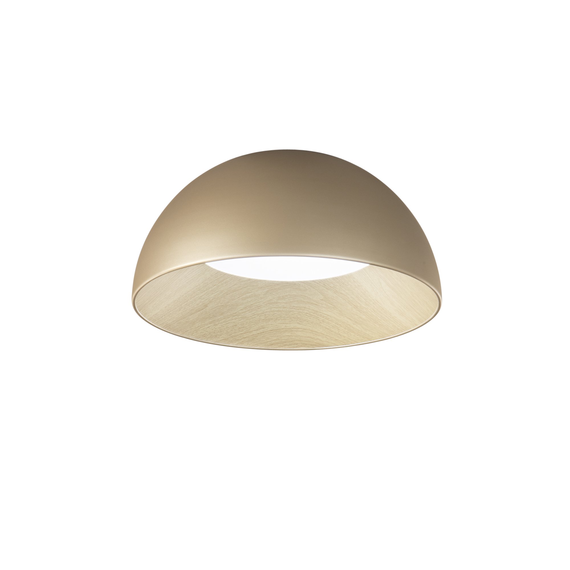FAN LED-COCO-PL50-ORO Stropní LED svítidlo COCO zlatá, 40 W, 5250 lm, CCT, 50 x 29 cm - FANEUROPE