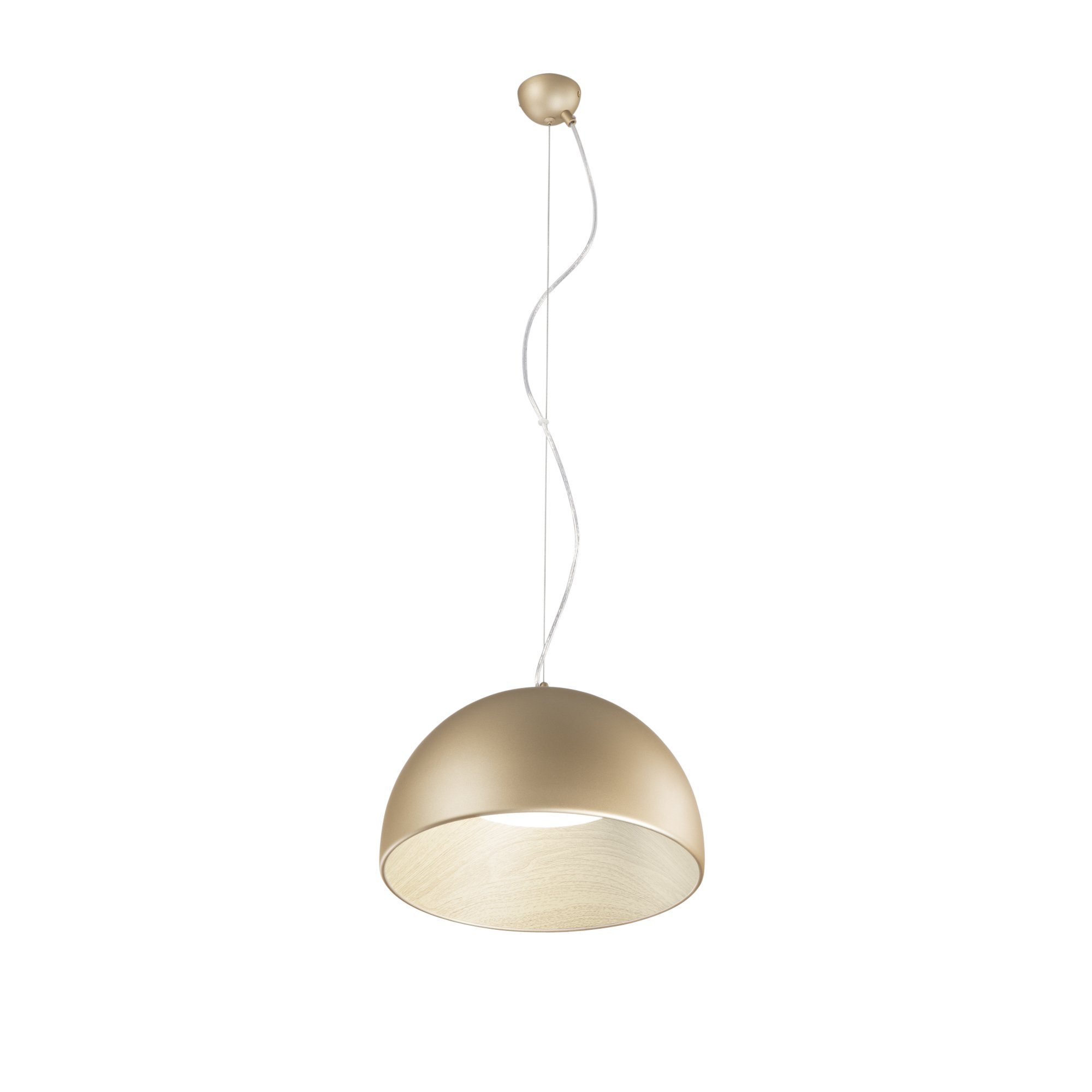 FAN LED-COCO-S35-ORO Závěsné LED svítidlo COCO zlatá, 30 W, 3840 lm, CCT, 35 x 181 cm - FANEUROPE