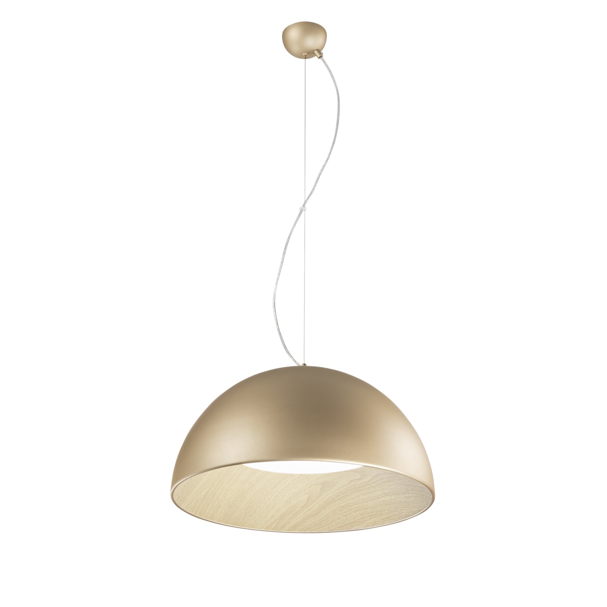 FAN LED-COCO-S50-ORO Závěsné LED svítidlo COCO zlatá, 40 W, 5250 lm, CCT, 50 x 187 cm - FANEUROPE (obrázek 4)