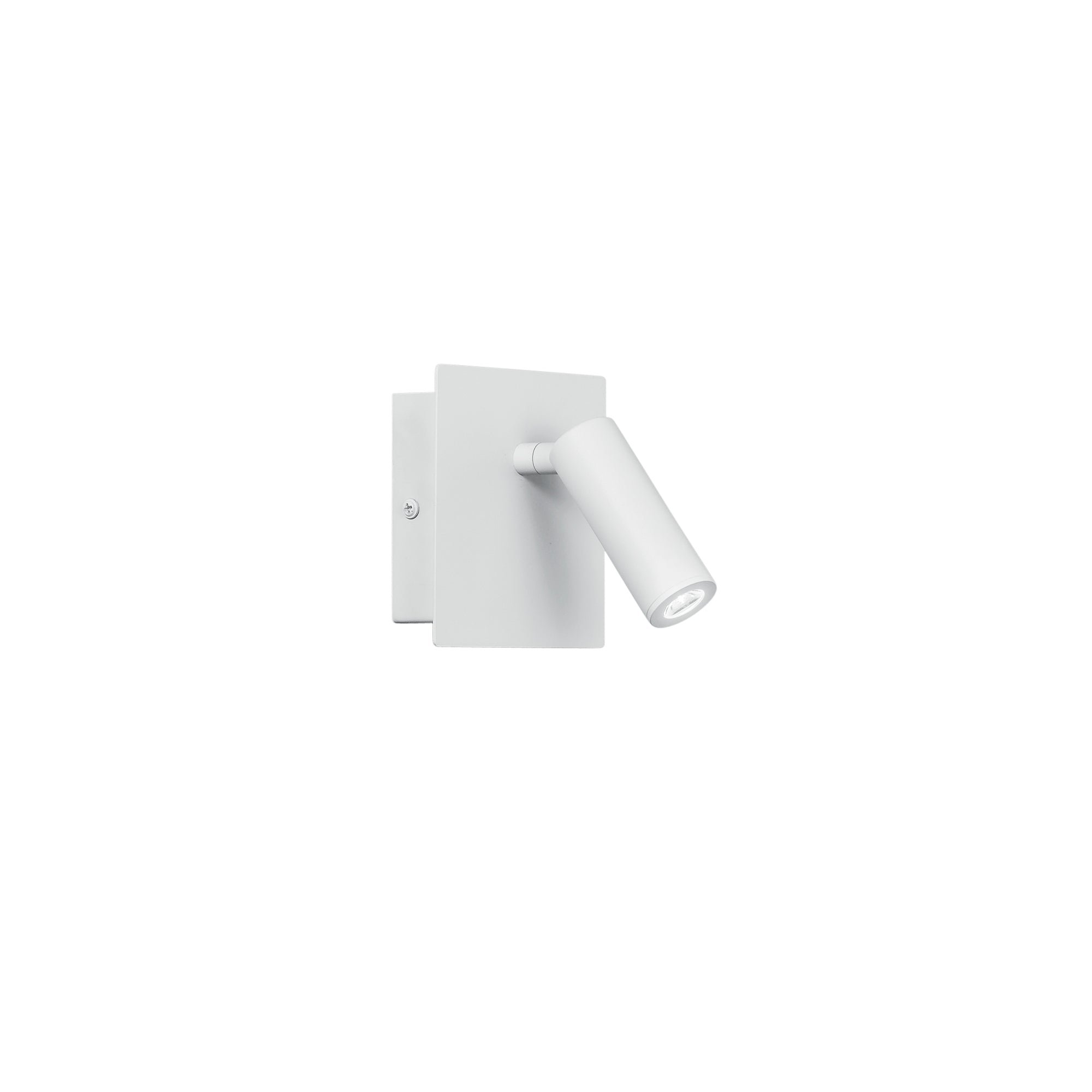 FAN LED-DICKENS-AP-BCO Nástěnné LED svítidlo DICKENS nastavitelné bílá, 2,2 W, 220 lm, 3000 K, 11 x 9 x 3 cm - FANEUROPE