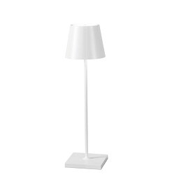 Obrázek pro produkt Nabíjecí venkovní stolní svítidlo DRINK bílá, kov, LED 2,2 W, 190 lm, 3000 K, stmívatelné, IP54, 36 x 11 cm - FANEUROPE