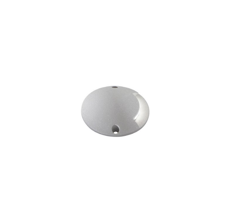 FAN LED-ELMO-R1C Pochozí venkovní svítidlo ELMO DC24V stříbrná, hliník, 0,5 W, 59 lm, 3000 K, IP65, 7 x 1,5 cm - FANEUROPE