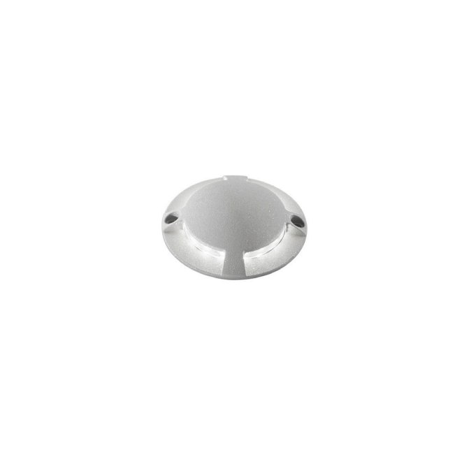 FAN LED-ELMO-R4M Pochozí venkovní svítidlo ELMO DC24V stříbrná, hliník, 2 W, 236 lm, 4000 K, IP65, 7 x 1,5 cm - FANEUROPE