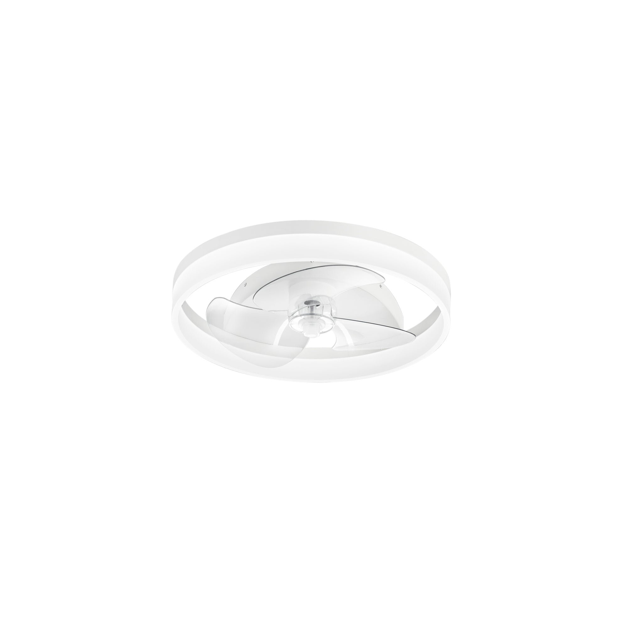 FAN LED-ESPERO-FAN Stropní svítidlo ESPERO s ventilátorem, hliník/akrylát bílá, 30 W, 4800 lm, CCT, 50 x 11,5 cm - FANEUROPE