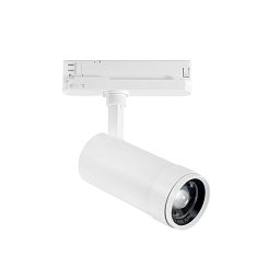 Obrázek pro produkt Třífázový lištový LED reflektor ExPLORER bílý, 30 W, 3000-4000 K,  71 x 160 mm - FANEUROPE