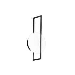 Obrázek pro produkt Nástěnné LED svítidlo FOBOS černá, 12 W, 1650 lm, CCT, 10 x 34,5 cm - FANEUROPE