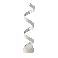Obrázek pro produkt Stolní lampa LUME LED HELIX bílá/stříbrná, 12 W, 740 lm, 4000 K, 14,5 x 66 cm - FANEUROPE