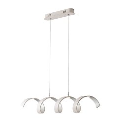 Obrázek pro produkt Závěsné svítidlo LED HELIX bílá/stříbrná, 20 W, 1680 lm, 4000 K, 80 x 120 cm - FANEUROPE