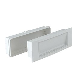Obrázek pro produkt Svítidlo nouzové HELP bílá, polykarbonát, LED 4 W, 80 lm, 4000 K, IP40, 3 h-180 lm, 8,3 x 29,2 x 5,6 cm - FANEUROPE