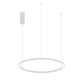 Obrázek pro produkt Závěsné LED svítidlo HOOP bílá, 40 W, 6000 lm, CCT, 80 x 150 cm - FANEUROPE