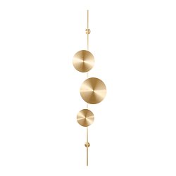 Obrázek pro produkt Nástěnné LED svítidlo IDOL zlatá, 33 W, 3720 lm, CCT, 30,5 x 9 x 140 cm - FANEUROPE