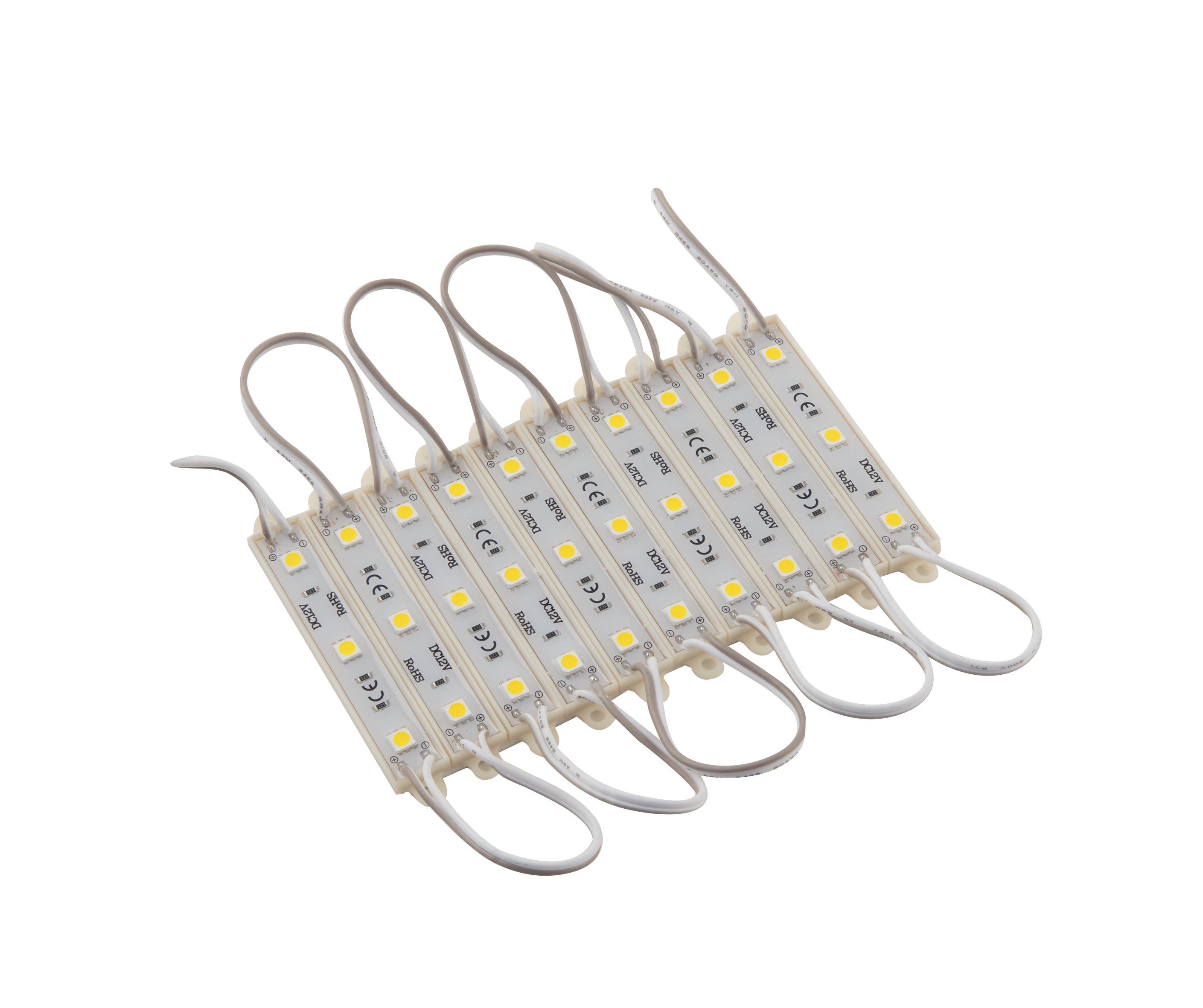 FAN LED-INSIGN-F Sada 20 LED modulů INSIGN DC12V, polykarbonát, LED SMD 5050, 0,72 W, 72 lm, 6000 K, IP66 - FANEUROPE