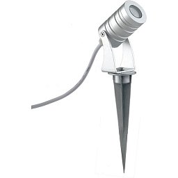 Obrázek pro produkt Venkovní reflektor IRIDE DC12/24V stříbrná, hliník, 3x1 W, 6000 K, stmívatelné, IP65, 12 x 4,2 cm - FANEUROPE