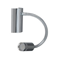Obrázek pro produkt Nástěnné LED svítidlo KEPLER chrom, 3 W, 220 lm, 3000 K, 32 x 6 x 9 cm - FANEUROPE