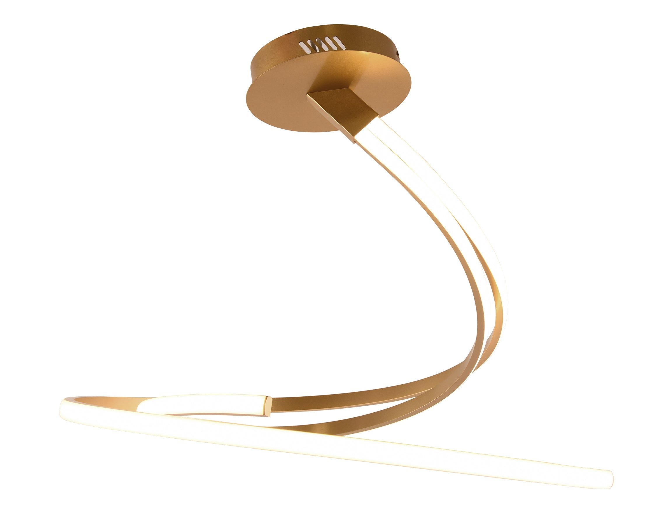 FAN LED-KINETIC-PL-ORO Stropní LED svítidlo KINETIC zlatá, 40 W, 5440 lm, CCT, 60 x 4 x 58 cm - FANEUROPE