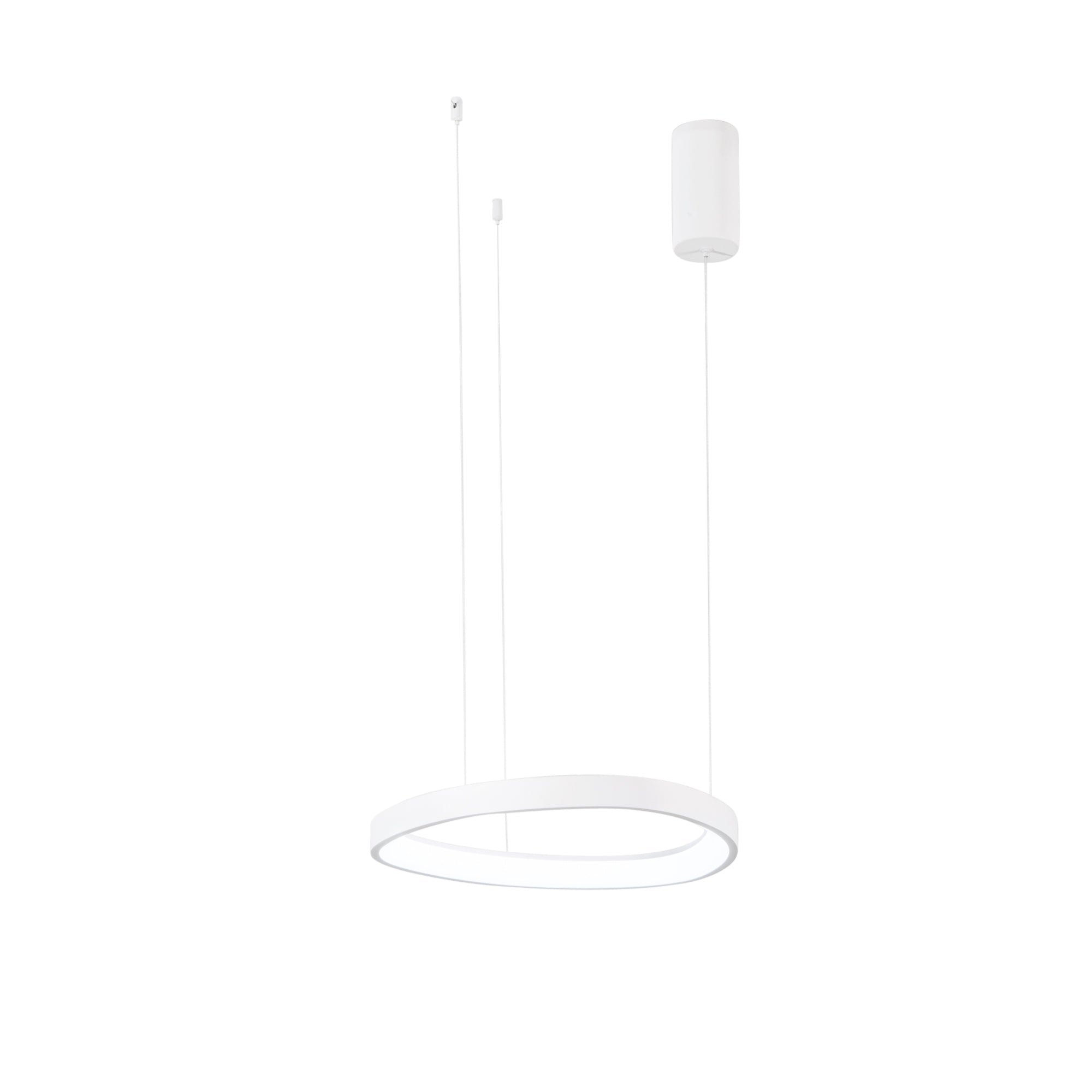 FAN LED-KLAPTON-S45-BCO Závěsné LED svítidlo KLAPTON bílá, 40 W, 6160 lm, CCT, 45 x 150 cm - FANEUROPE
