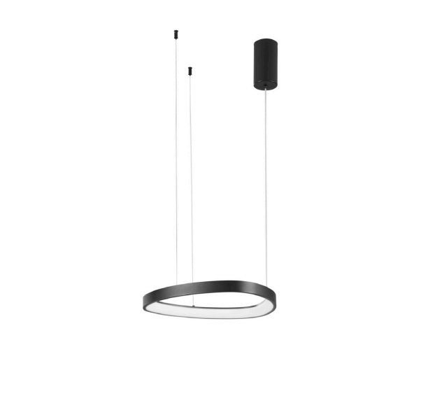 FAN LED-KLAPTON-S45-NER Závěsné LED svítidlo KLAPTON černá, 40 W, 6160 lm, CCT, 45 x 150 cm - FANEUROPE