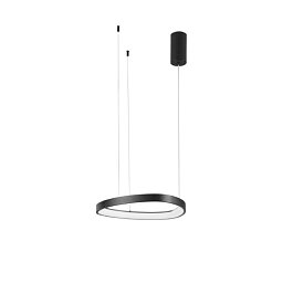 Obrázek pro produkt Závěsné LED svítidlo KLAPTON černá, 40 W, 6160 lm, CCT, 45 x 150 cm - FANEUROPE