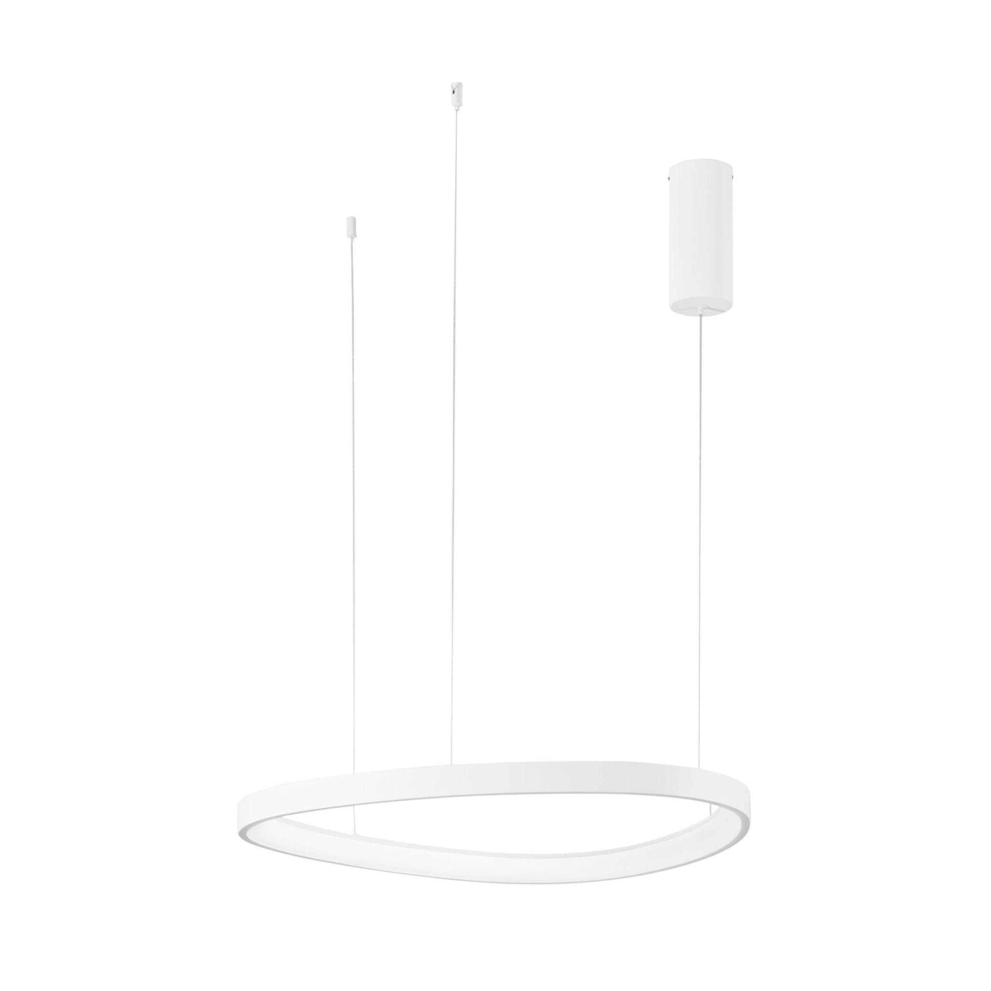 FAN LED-KLAPTON-S65-BCO Závěsné LED svítidlo KLAPTON bílá, 58 W, 8360 lm, CCT, 65 x 150 cm - FANEUROPE