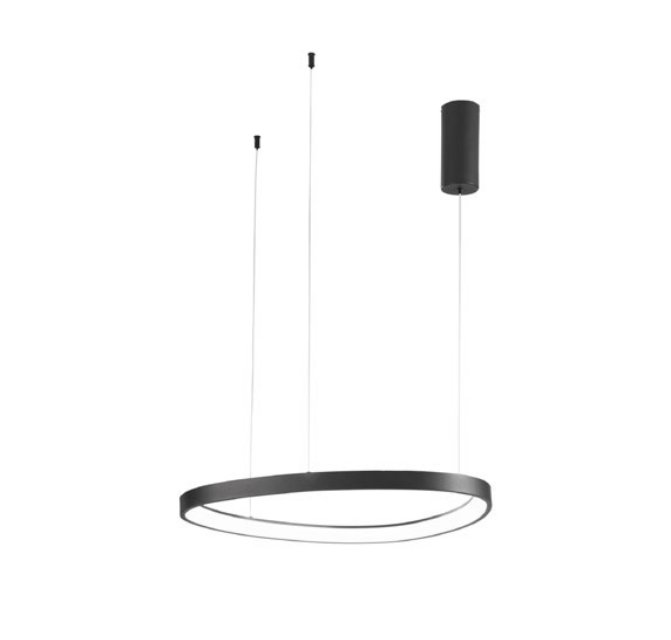 FAN LED-KLAPTON-S65-NER Závěsné LED svítidlo KLAPTON černá, 58 W, 8360 lm, CCT, 65 x 150 cm - FANEUROPE