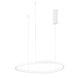 Obrázek pro produkt Závěsné LED svítidlo KLAPTON bílá, 80 W, 11440 lm, CCT, 85 x 150 cm - FANEUROPE