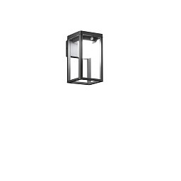 Obrázek pro produkt Venkovní nástěnné svítidlo LED KYOTO antracit / hliník 2,5 W 300 lm 4000 K IP44 25 x 14,2 x 15,7 cm - FANEUROPE