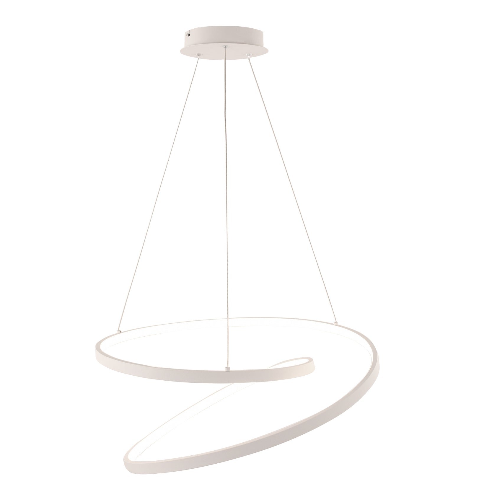 FAN LED-LIEVE-S-BCO Závěsné svítidlo LED LIEVE bílá 30 W 4000 lm CCT 40 x 150 cm - FANEUROPE