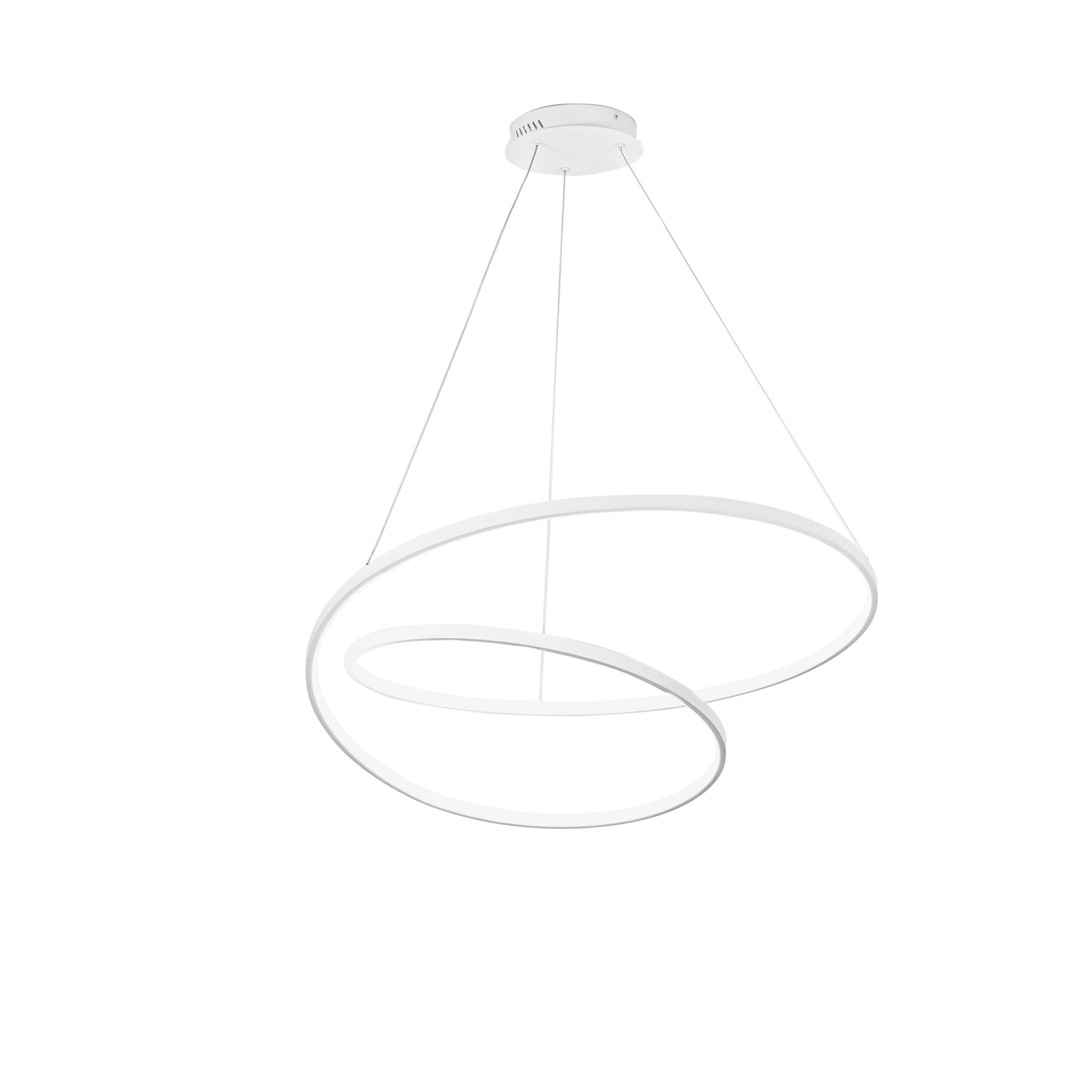 FAN LED-LIEVE-S80-BCO Závěsné svítidlo LED LIEVE bílá 60 W 8000 lm CCT 80 x 150 cm - FANEUROPE