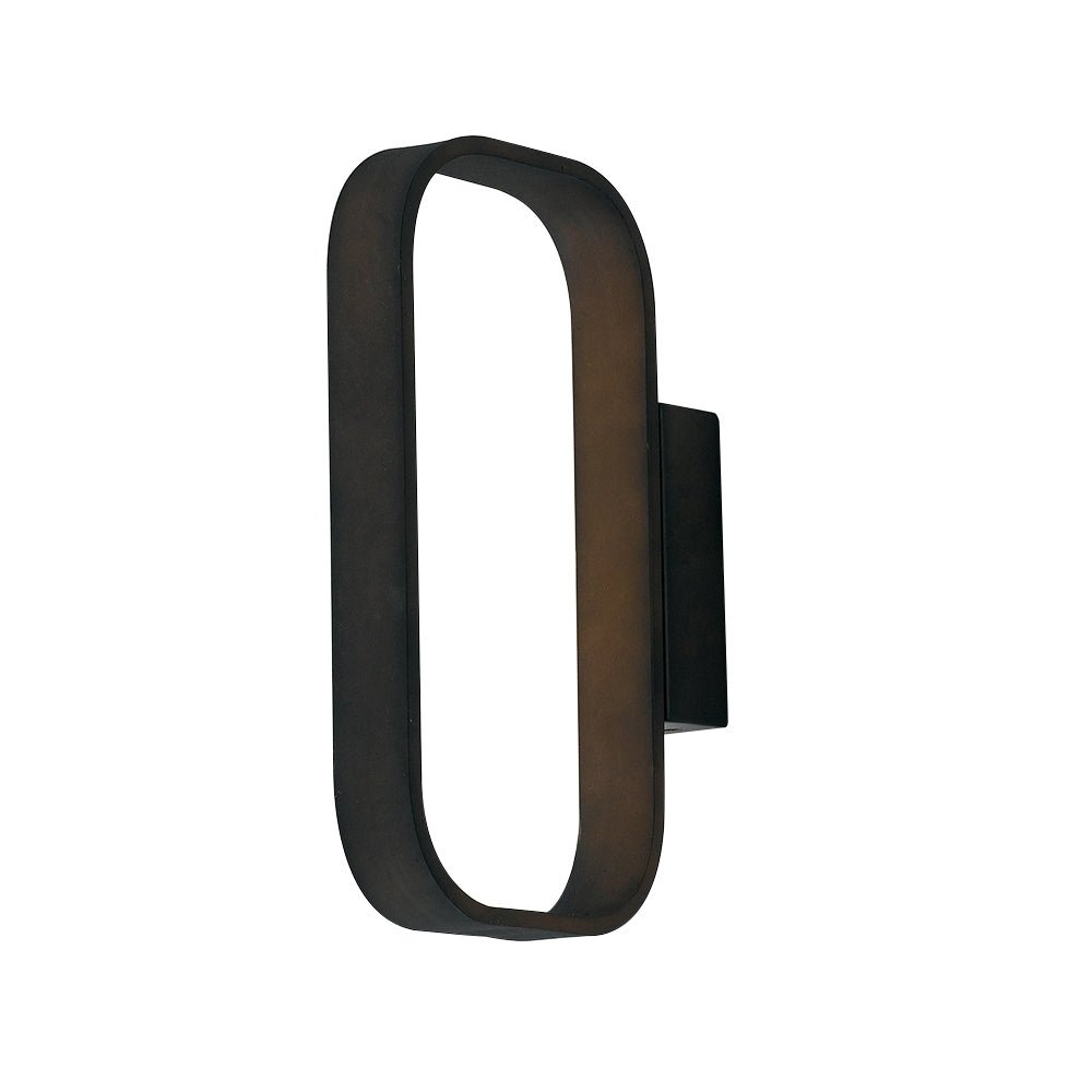 FAN LED-MOKA-APC Nástěnné svítidlo LED MOKA hnědá 5 W 420 lm 3000 K 16,2 x 3 x 24 cm - FANEUROPE