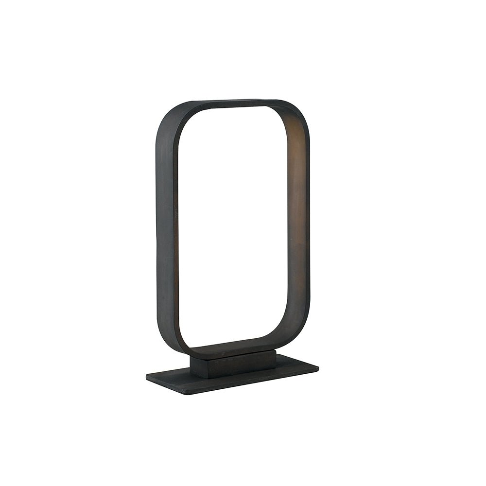 FAN LED-MOKA-LC Stolní lampa LED MOKA hnědá 5 W 420 lm 3000 K 16 x 7 x 26 cm - FANEUROPE