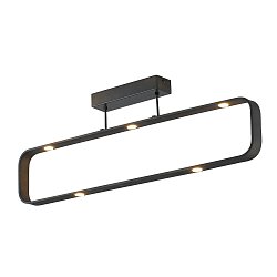 Obrázek pro produkt Stropní svítidlo LED MOKA hnědá 35 W 2940 lm 3000 K 80 x 16 x 26 cm - FANEUROPE