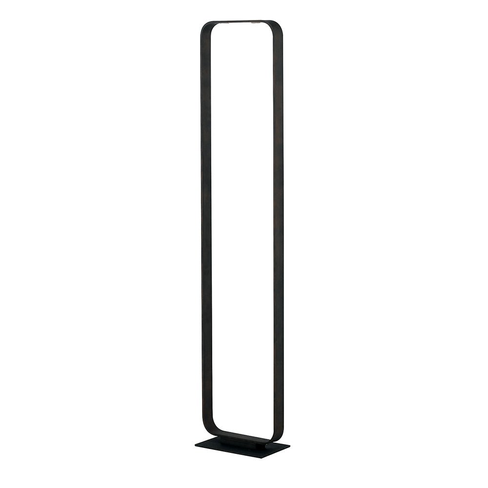 FAN LED-MOKA-PT Stojací lampa LED MOKA hnědá 16 W 1120 lm 4000 K 22 x 14 x 114 cm - FANEUROPE