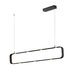 Obrázek pro produkt Závěsné svítidlo LED MOKA hnědá 45 W 3780 lm 4000 K stmívatelné 100 x 4 x 120 cm - FANEUROPE