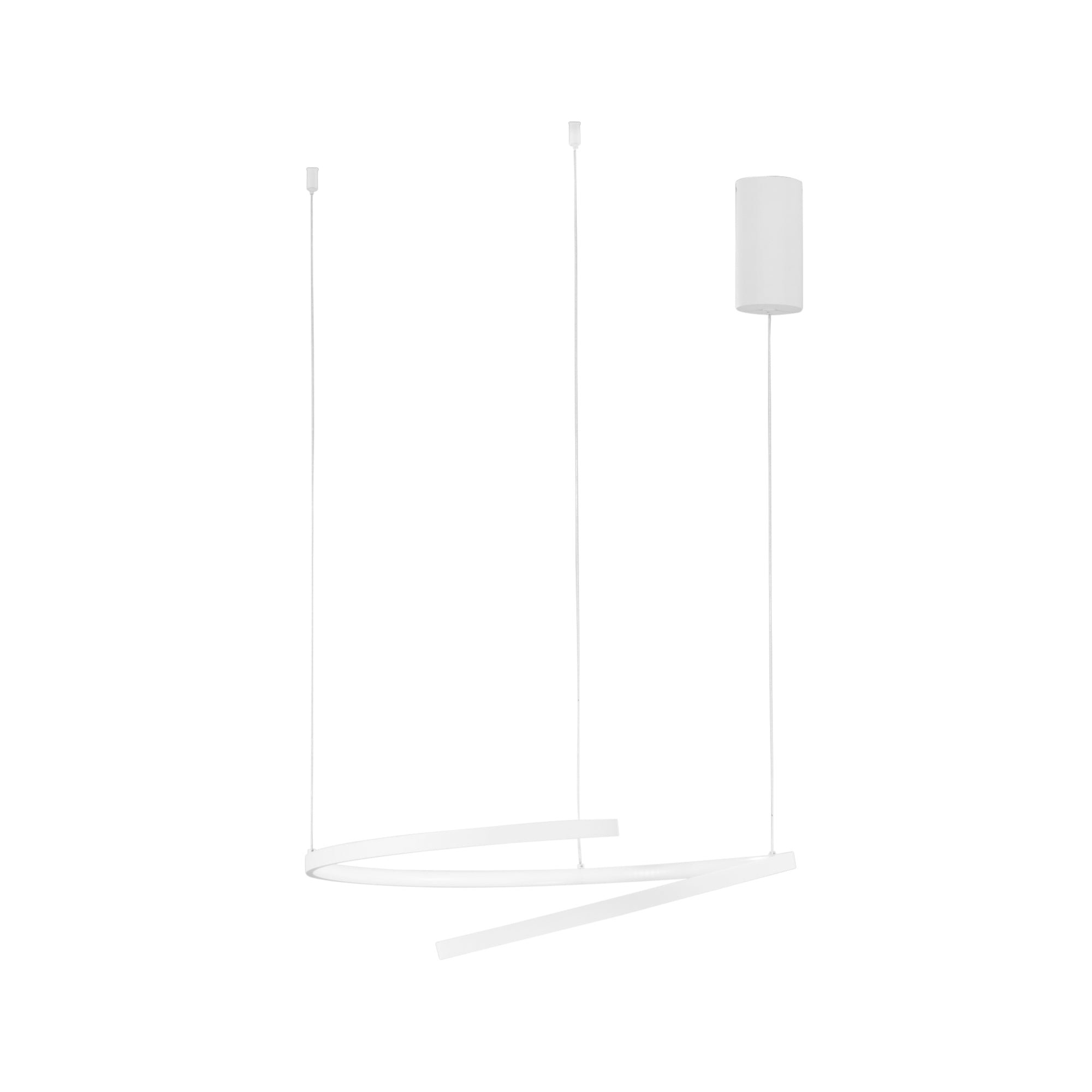 FAN LED-MOMA-S60-BCO Závěsné svítidlo LED MOMA bílá 38 W 6090 lm CCT 60 x 150 cm - FANEUROPE
