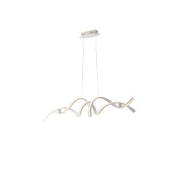 Obrázek pro produkt Závěsné svítidlo LED MYSTRAL bílá 60 W 7480 lm 4000 K 115 x 30 x 124 cm - FANEUROPE